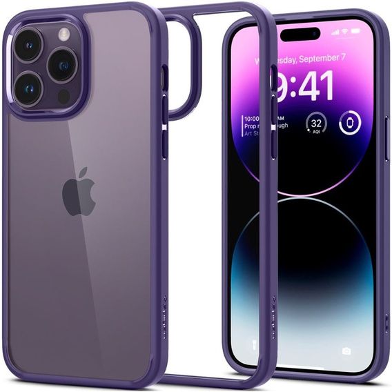 Etui Spigen do iPhone 14 Pro, Ultra Hybrid, fioletowe