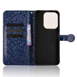 Etui z klapką do Xiaomi Redmi 15C 4G/LTE, Wallet Rhombus, niebieskie