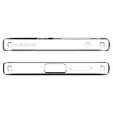 Etui Spigen do Google Pixel 9A, Crystal Flex, przezroczyste + Szkło Hartowane 9H