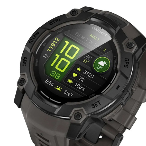 2x Szkło Hartowane ERBORD Garmin Instinct 3 45mm, Szybka