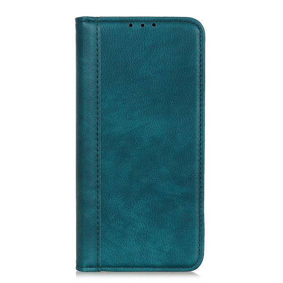 Etui do Motorola Moto G84 5G, Wallet Litchi Leather, zielone