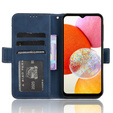 Etui z klapką do Samsung Galaxy A15 4G / 5G, Card Slot, granatowe