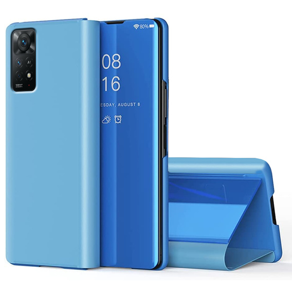 Etui do Xiaomi Redmi Note 11 Pro 4G / 5G, Clear View, niebieskie