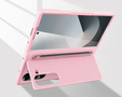 Etui do Samsung Galaxy Z Fold7 5G ze szkłem, z miejscem na rysik – różowe