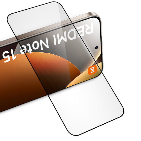 2x Szkło Hartowane do Xiaomi Redmi Note 15 Pro 4G, ERBORD 3D pełne, szybka na cały ekran