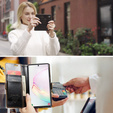 Etui z klapką CASEME do Samsung Galaxy Note 10 Plus, Waxy Textured, kawowe