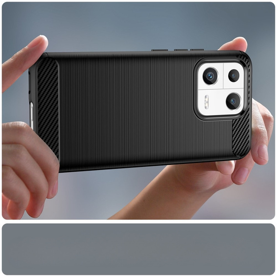 Etui do Xiaomi 13, Karbon, czarne