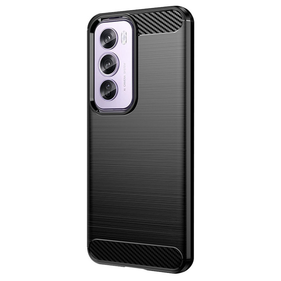 Etui do Oppo Reno 12 Pro, Carbon, czarne