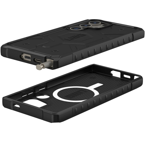 Etui Urban Armor Gear do Galaxy S24 Ultra, Pathfinder MagSafe, czarne