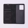 Etui do Motorola Edge 40, ERBORD Vintage portfel z klapką, czarne