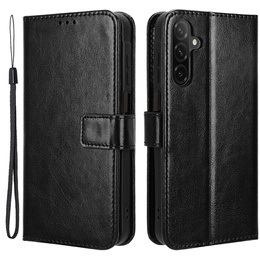 Etui z klapką do Samsung Galaxy A26 5G, Crazy Horse Wallet, czarne