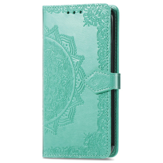 Etui z klapką do Xiaomi Redmi 12C, Mandala, zielone