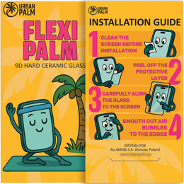 Szkło Ceramiczne 9D Flexi Palm do iPhone 17 Pro / 17 / 16 Pro