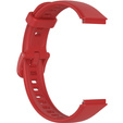 Pasek Silikonowy do Huawei Band 7, Czerwony