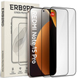 2x Szkło Hartowane do Xiaomi Redmi Note 15 Pro 4G, ERBORD 3D pełne, szybka na cały ekran