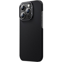 Etui BENKS Kevlar do iPhone 15 Pro Max, Carbon Fiber, czarne