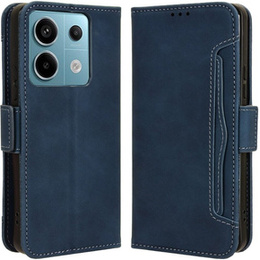 Etui z klapką do Xiaomi Redmi Note 13 Pro 5G, Card Slot, niebieskie