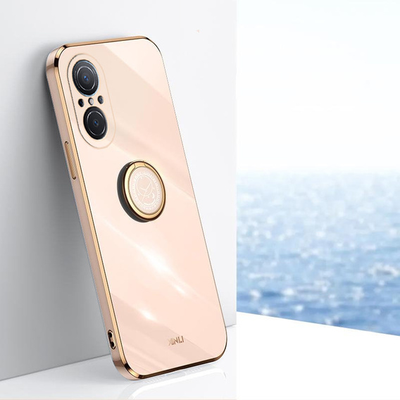 Etui do Huawei Nova 9 SE, Electro Ring, różowe