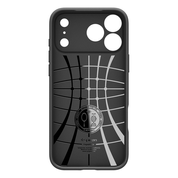 Etui Spigen do iPhone 17 Pro, Liquid Air, Matte Black