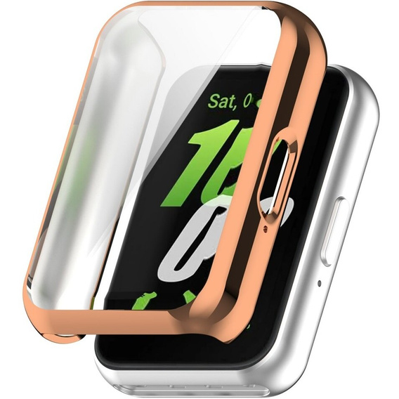 2w1 Etui z Osłoną na ekran do Samsung Galaxy Fit 3, Różowe rose gold