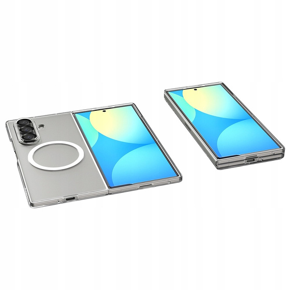 Etui Spigen do Samsung Galaxy Z Fold 7, AirSkin Mag MagSafe, przezroczyste