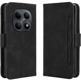 Etui z klapką do Xiaomi Redmi Note 15 5G / Poco M8 5G, Card Slot, czarne