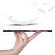 Etui do Samsung Galaxy Tab S9 Ultra z miejscem na rysik, Wielokolorowe, Galaktyka