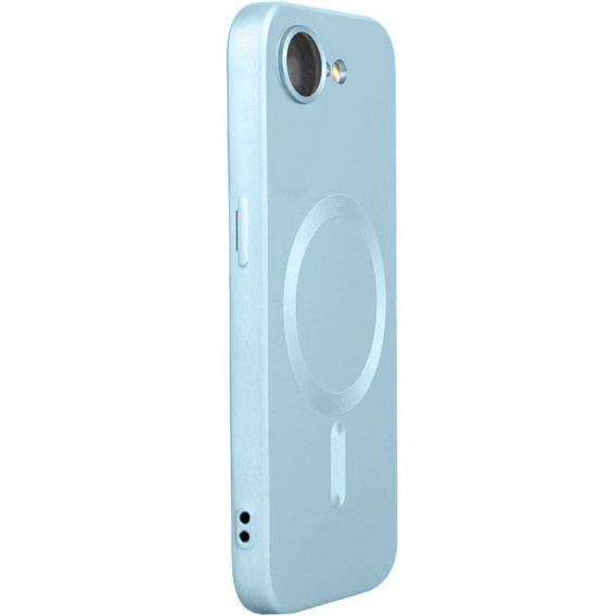 Etui do iPhone 16E, ColorMag, do MagSafe, niebieskie + Szkło hartowane 9H