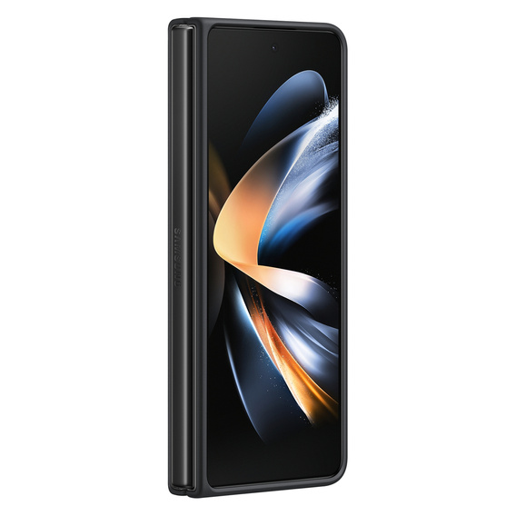 Oryginalne Etui Samsung do Galaxy Z Fold 4, Leather Flip Cover, czarne