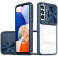 Etui do Samsung Galaxy A14 4G/5G, Slide Camera, niebieskie