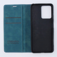 Etui do Xiaomi Redmi Note 12 4G, ERBORD Vintage portfel z klapką, niebieskie
