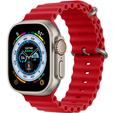 Pasek Silikonowy do Apple Watch 1/2/3/4/5/6/7/8/9/10/11/SE Ultra 1/2/3 42/44/45/46/49mm, Czerwony