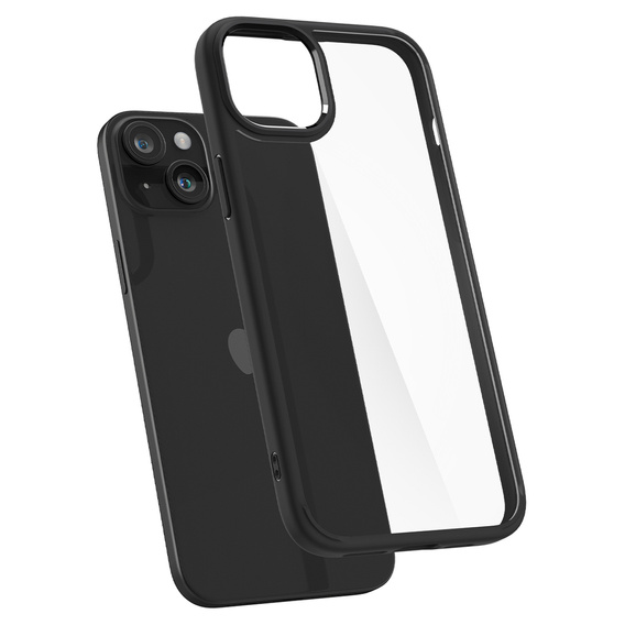 Etui Spigen do iPhone 15 Plus, Ultra Hybrid, przezroczyste / czarne