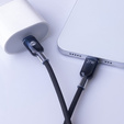 Forever Kabel Ombre USB-C do Lightning, 27W, 1m, czarny