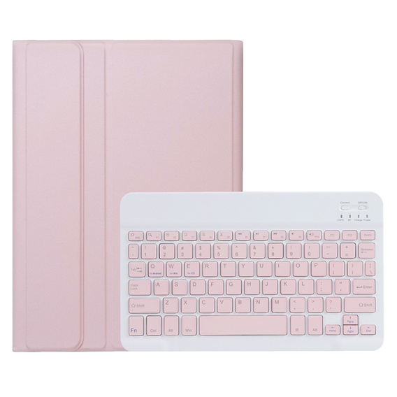 Etui z klawiaturą Bluetooth do Xiaomi Redmi Pad 2 – różowe