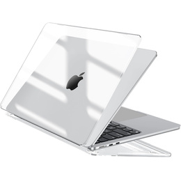 Etui ochronne do Macbook Air 13 (A2681) 2022 / Macbook Air 13 M3 (A3113) 2024 / M4 2025, HardShell, przezroczyste
