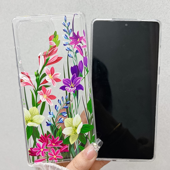 Etui do Samsung Galaxy S25 Ultra z motywem kwiatowym – kolorowe