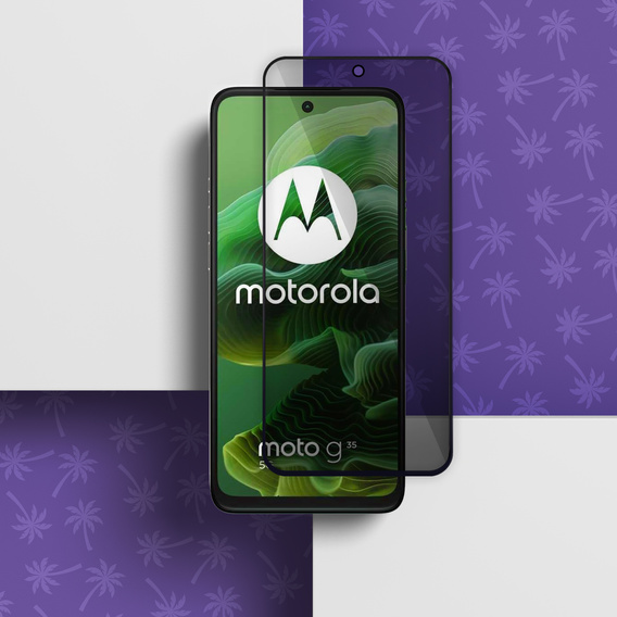 Szkło Hartowane Prywatyzujące Shy Palm do Motorola Moto G35 5G