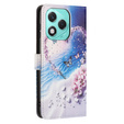 Etui portfelowe do Honor 400 Lite – serce i motyl