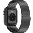Stalowa Bransoleta do Apple Watch 1/2/3/4/5/6/7/8/9/10/11/SE Ultra 1/2/3 42/44/45/46/49mm, Czarna