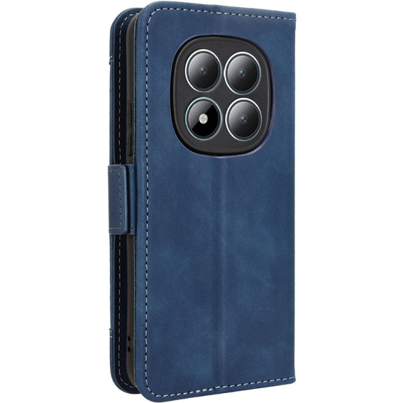 Etui z klapką do Xiaomi Redmi Note 15 Pro 5G, Card Slot, niebieskie
