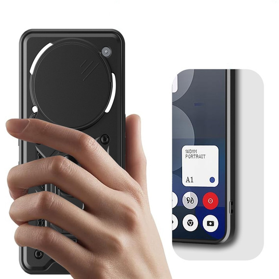 Etui pancerne do Nothing Phone 3A Pro, CamShield Slide, czarne