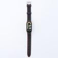 Pasek Silikonowy do Xiaomi Smart Band 10 / 9 / 8, Czarny / Czerwony