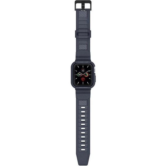 Pasek z etui Spigen do Apple Watch 4/5/6/7/8/9/SE 44/45mm, Rugged Armor Pro, charcoal grey