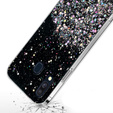 Etui do Samsung Galaxy A40, Glittery, czarne
