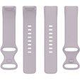 Pasek silikonowy do Fitbit Charge 5, Jasny Fiolet