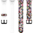 Pasek Silikonowy do Xiaomi Mi Band 7 Pro, Kolorowe czaszki