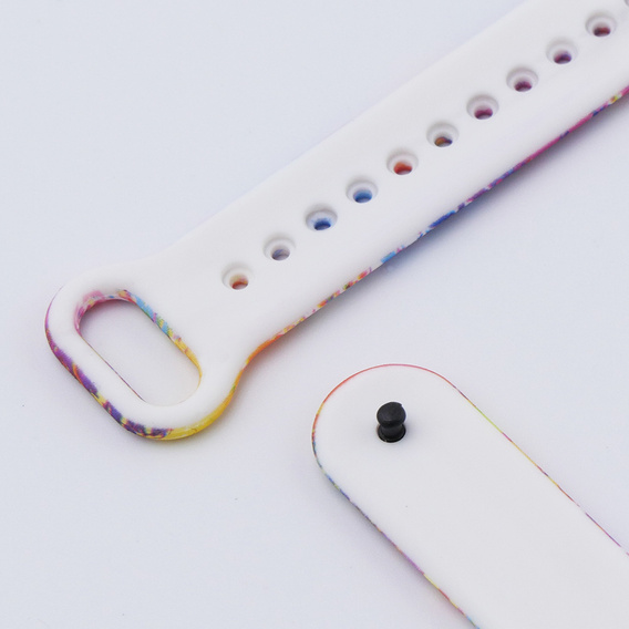 Pasek Silikonowy do Xiaomi Smart Band 10 / 9 / 8, Kolorowa farba