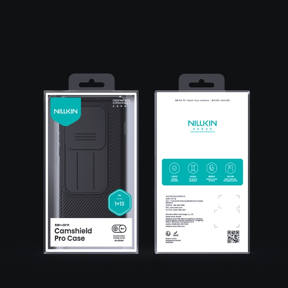 Etui do OnePlus 13, pancerne Nillkin, CamShield Pro, czarne