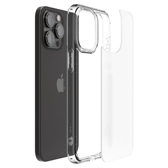 Etui Spigen do iPhone 15 Pro, Ultra Hybrid, Matowe Przezroczyste